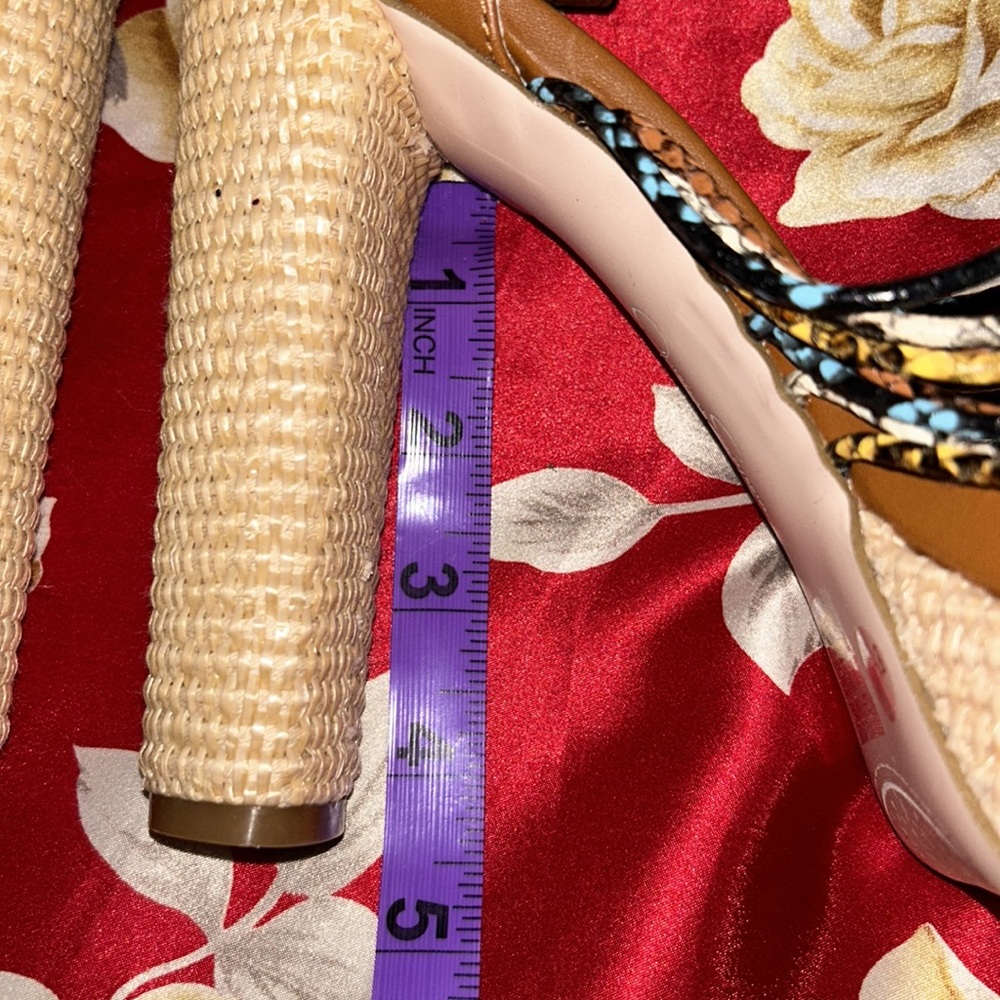 Jessica Simpson Tan Braided Strappy Heels - Multi - Picture 3 of 5